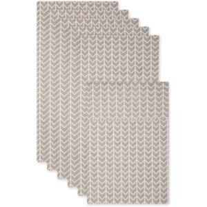 imageDII Fridge Liner Collection NonAdhesive Cut to Fit 12x24 Teal Abstract Leaf 6 PieceStone Herringbone