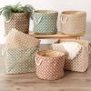 imageDII Burlap Storage Collection Collapsible Bin Large Rectangle 175x12x15