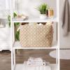 imageDII Burlap Storage Collection Collapsible Bin Large Rectangle 175x12x15