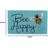 imageDII Natural Coir Doormat Fun Greeting Mat Bee Happy 18x30Bee Happy