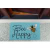 imageDII Natural Coir Doormat Fun Greeting Mat Bee Happy 18x30Bee Happy