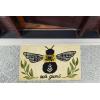 imageDII Natural Coir Doormat Fun Greeting Mat Bee Happy 18x30Bee Our Guest