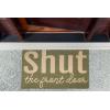 imageDII Natural Coir Doormat Fun Greeting Mat Bee Happy 18x30Shut the Front Door