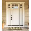 imageDII Natural Coir Doormat Fun Greeting Mat Bee Happy 18x30Shut the Front Door