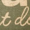 imageDII Natural Coir Doormat Fun Greeting Mat Bee Happy 18x30Shut the Front Door