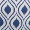 imageDII Polyester Container with Handles Ikat Storage Bin Medium Mineral GrayFrench Blue