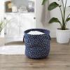 imageDII Polyester Storage Bin Gold Metallic Collection Collapsible with Handles Medium Natural OffWhiteNautical