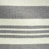 imageDII Woven Paper Storage Bin Urban Stripe Urban Gray Medium RoundUrban Gray