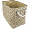 imageDII Burlap Storage Collection Collapsible Bin Large Rectangle 175x12x15