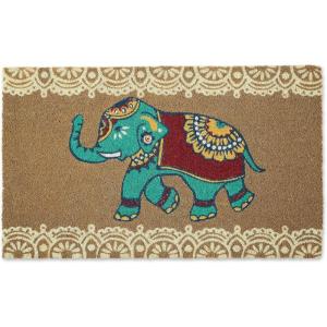 imageDII Animal Collection Natural Coir Doormat 17x29 Bear CountryIndian Elephant