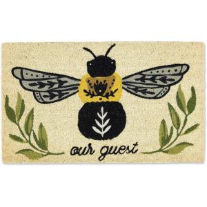 imageDII Natural Coir Doormat Fun Greeting Mat Jump in The Lake 18x30Bee Our Guest