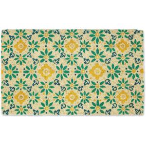 imageDII Natural Coir Geometric Modern Outdoor Door Mat Front Porch Dcor 18x30 Cais Cais Tile