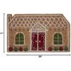 imageDII Christmas Welcome Mat Outdoor Natural Coir Doormat ampamp Porch Dcor 17x29 JoyGingerbread House