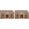 imageDII Christmas Welcome Mat Outdoor Natural Coir Doormat ampamp Porch Dcor 17x29 JoyGingerbread House