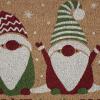 imageDII Christmas Welcome Mat Outdoor Natural Coir Doormat ampamp Porch Dcor 17x29 JoyGnome for the Holidays
