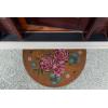 imageDII Floral Design Collection Natural Coir Doormat 17x29 Blue PeoniesBouquet