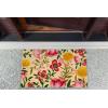 imageDII Floral Design Collection Natural Coir Doormat 17x29 Blue PeoniesBright Blossom