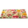 imageDII Floral Design Collection Natural Coir Doormat 17x29 Blue PeoniesBright Blossom