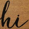 imageDII Greetings Collection Natural Coir Doormat 18x30 HelloGoodbyeHi