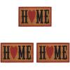 imageDII Heavy Duty Coir Doormat with Nonslip Vinyl Backing Welcome Mat Outdoor Entry Way ampamp Front Porch Dcor Home 17x29Home
