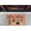 imageDII Natural Coir Doormat Decorative Hello Mat 17x29 BonjourAloe There