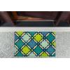 imageDII Natural Coir Geometric Modern Outdoor Door Mat Front Porch Dcor 17x29 Blue MosaicBlue Mosaic