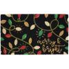imageDII Christmas Welcome Mat Outdoor Natural Coir Doormat ampamp Porch Dcor 17x29 JoyBright Lights
