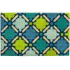 imageDII Natural Coir Geometric Modern Outdoor Door Mat Front Porch Dcor 17x29 Blue MosaicBlue Mosaic