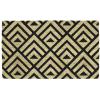 imageDII Natural Coir Geometric Modern Outdoor Door Mat Front Porch Dcor 17x29 Blue MosaicTri Decco