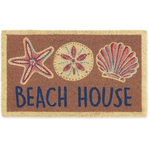 imageDII Heavy Duty Coir Doormat with Nonslip Vinyl Backing Welcome Mat Outdoor Entry Way ampamp Front Porch Dcor Home 17x29Beach House
