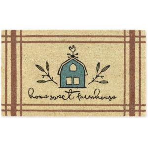 imageDII Heavy Duty Coir Doormat with Nonslip Vinyl Backing Welcome Mat Outdoor Entry Way ampamp Front Porch Dcor Home 17x29Home Sweet Farmhouse
