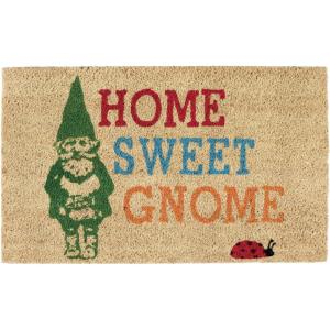 imageDII Heavy Duty Coir Doormat with Nonslip Vinyl Backing Welcome Mat Outdoor Entry Way ampamp Front Porch Dcor Home 17x29Home Sweet Gnome