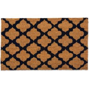 imageDII Natural Coir Geometric Modern Outdoor Door Mat Front Porch Dcor 17x29 Blue MosaicCais Cais Tile