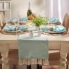 imageDII Braided Farmhouse Table Runner 15 x 72 inches 1Piece StoneAqua