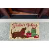 imageDII Christmas Coir Door Mat Outdoor Cat ampamp Dog Themed Doormat for Animal Lovers 17x29 Dear Santa Ive Been PurrfectSantas Yelper