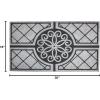 imageDII Heavy Duty NonSlip OutdoorIndoor Printed Flocked Doormat 18x30 Welcome StonesMedallion Granite