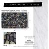 imageDII Heavy Duty NonSlip OutdoorIndoor Printed Flocked Doormat 18x30 Welcome StonesPainted Fence