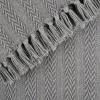 imageDII Industrial Tonal Textured Woven Throw 50x60 French BlueCool Gray