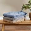 imageDII Industrial Tonal Textured Woven Throw 50x60 French BlueCool Gray