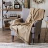 imageDII Industrial Tonal Textured Woven Throw 50x60 French BlueStone