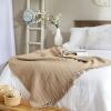 imageDII Industrial Tonal Textured Woven Throw 50x60 French BlueStone