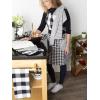 imageDII Kitchen Collection Gingham Check RedBlack ApronBlack