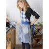 imageDII Kitchen Collection Gingham Check RedBlack ApronNavy