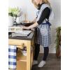 imageDII Kitchen Collection Gingham Check RedBlack ApronNavy