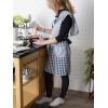 imageDII Kitchen Collection Gingham Check RedBlack ApronNavy