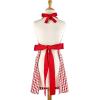 imageDII Kitchen Collection Gingham Check RedBlack ApronRed