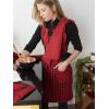 imageDII Kitchen Collection Gingham Check RedBlack ApronRedBlack
