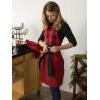 imageDII Kitchen Collection Gingham Check RedBlack ApronRedBlack
