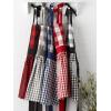 imageDII Kitchen Collection Gingham Check RedBlack ApronRedBlack