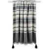 imageDII New Traditional 2Tone Chevron Stripe Throw 50x60 BlackBlack